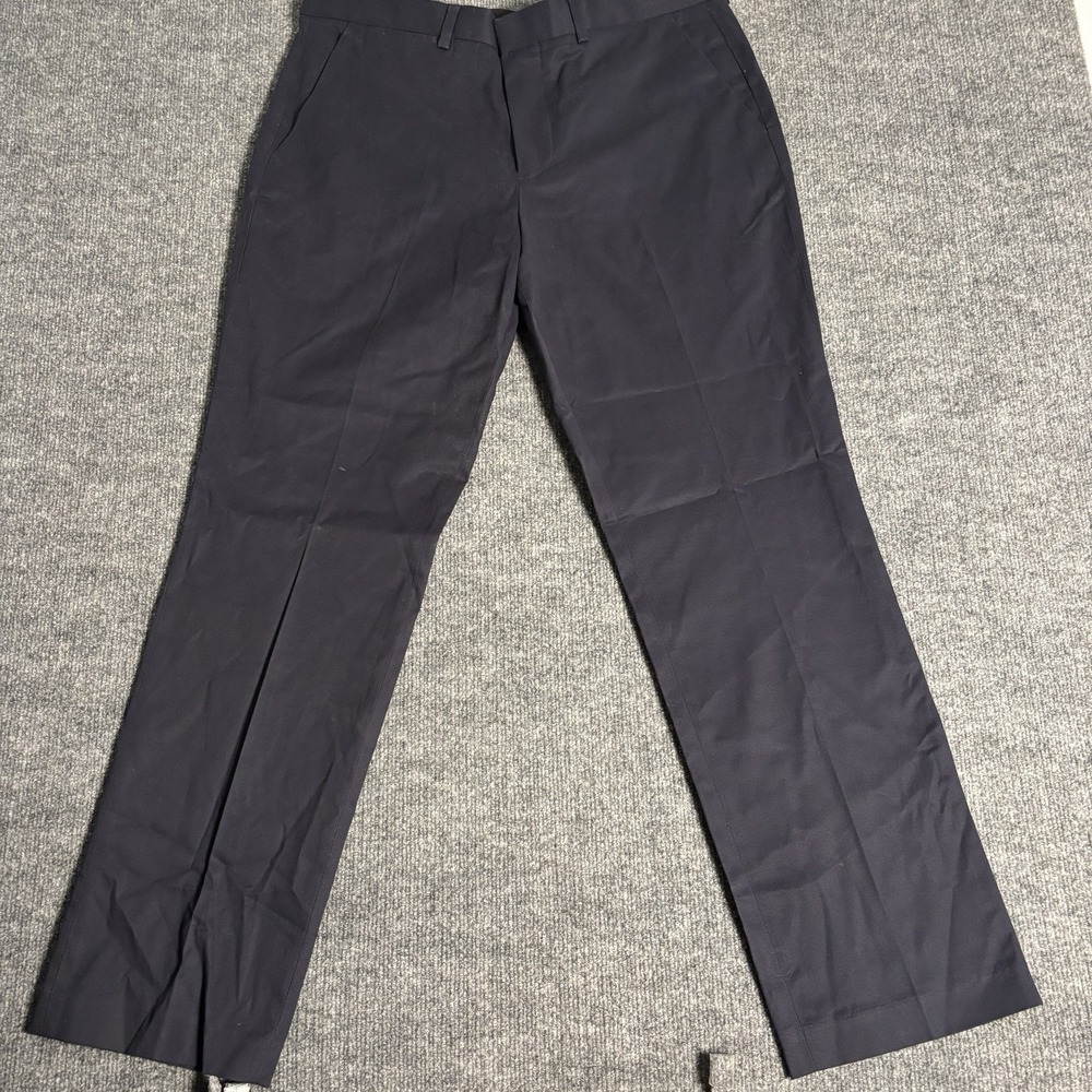 Express Pants Mens‎ 34x32 Navy Photographer Slim Fit Straight Leg Workwear